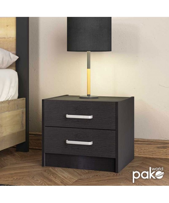 Κομοδίνο OLYMPUS pakoworld χρώμα wenge 47,5x40,5x40,5εκ.