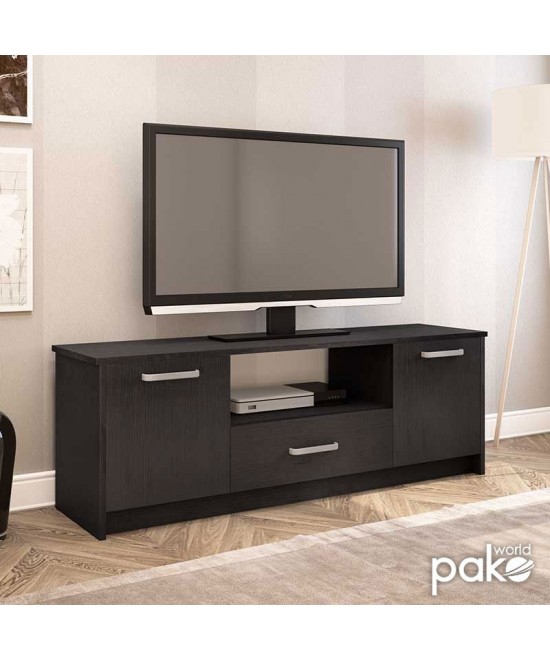 Έπιπλο τηλεόρασης OLYMPUS pakoworld χρώμα wenge 144x39x50,5εκ