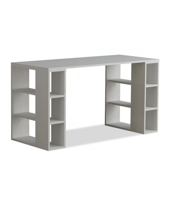 Γραφείο Colmar pakoworld χρώμα λευκό 140x60x75εκ Γραφείο Colmar pakoworld χρώμα λευκό 140x60x75εκ