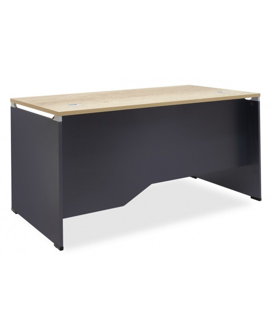 Γραφείο εργασίας επαγγελματικό Lotus pakoworld φυσικό-ανθρακί 150x80x75εκ