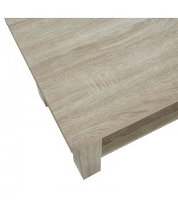 Τραπέζι σαλονιού RIANO pakoworld χρώμα sonoma 89,5x49,5x42,5εκ