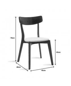 Καρέκλα Toto pakoworld γκρι ύφασμα-rubberwood ανθρακί πόδι Καρέκλα Toto pakoworld γκρι ύφασμα-rubberwood ανθρακί πόδι