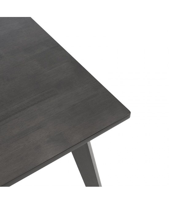Τραπέζι Benson pakoworld MDF με καπλαμά χρώμα rustic grey 150x90x75εκ Τραπέζι Benson pakoworld MDF με καπλαμά χρώμα rustic grey 150x90x75εκ