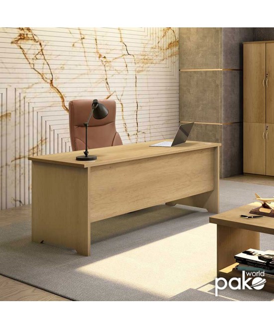 Γραφείο εργασίας επαγγελματικό Amazon pakoworld χρώμα sonoma 180x75x75εκ Γραφείο εργασίας επαγγελματικό Amazon pakoworld χρώμα sonoma 180x75x75εκ