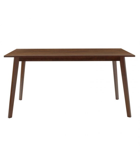 Τραπέζι Benson pakoworld MDF με καπλαμά χρώμα καρυδί 150x90x75εκ Τραπέζι Benson pakoworld MDF με καπλαμά χρώμα καρυδί 150x90x75εκ