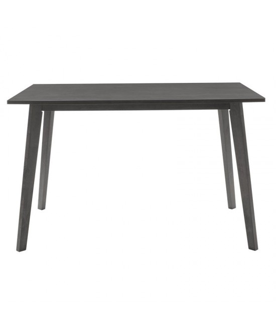 Τραπέζι Benson pakoworld MDF με καπλαμά χρώμα rustic grey 120x75x75εκ Τραπέζι Benson pakoworld MDF με καπλαμά χρώμα rustic grey 120x75x75εκ