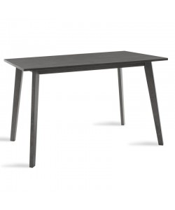 Τραπέζι Benson pakoworld MDF με καπλαμά  χρώμα rustic grey 120x75x75εκ