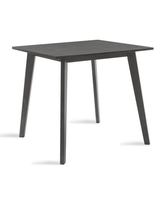 Τραπέζι Benson pakoworld MDF με καπλαμά χρώμα rustic grey 80x80x75εκ Τραπέζι Benson pakoworld MDF με καπλαμά χρώμα rustic grey 80x80x75εκ