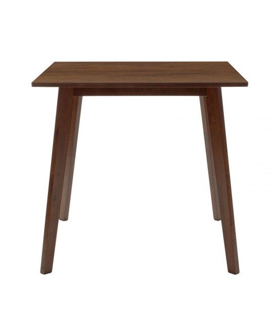 Τραπέζι Benson pakoworld MDF με καπλαμά χρώμα καρυδί 80x80x75εκ Τραπέζι Benson pakoworld MDF με καπλαμά χρώμα καρυδί 80x80x75εκ
