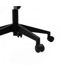 Καρέκλα γραφείου διευθυντή Ghost pakoworld με ύφασμα mesh χρώμα μαύρο