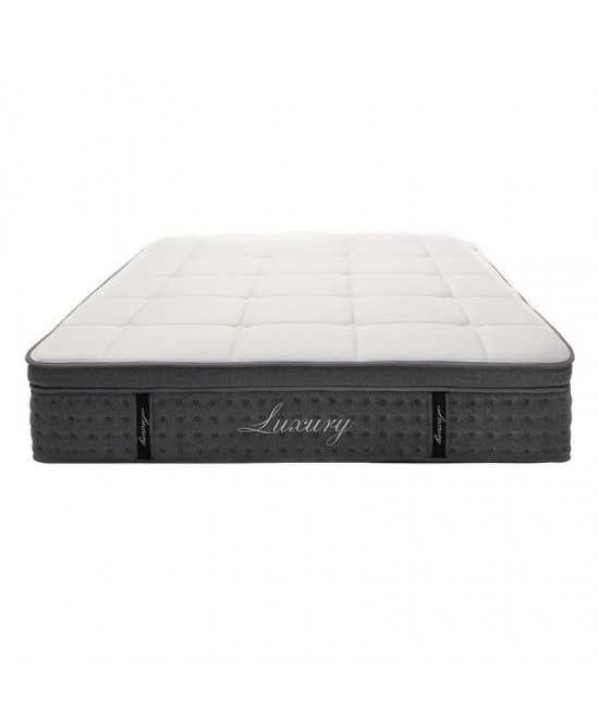 Στρώμα Luxury pakoworld pocket spring+gel memory foam+latex 34-36cm 150x200εκ