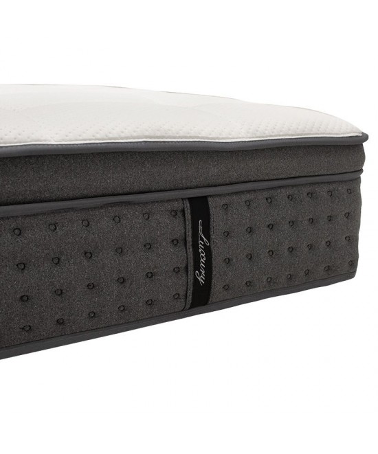 Στρώμα Luxury pakoworld pocket spring+gel memory foam+latex 34-36cm 150x200εκ
