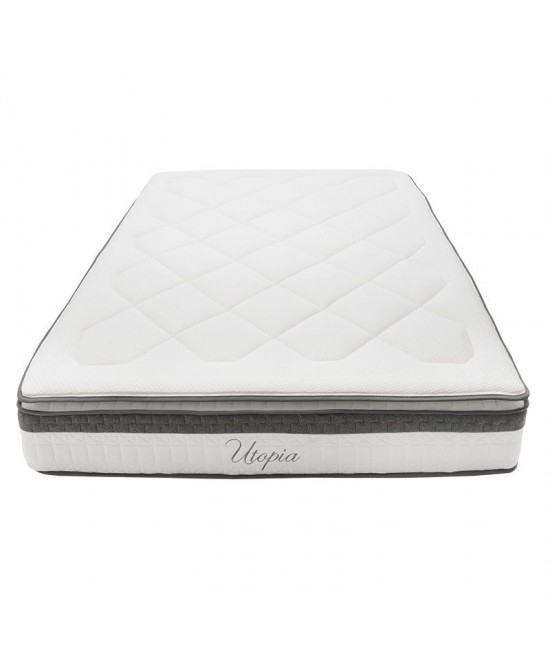 Στρώμα Utopia pakoworld pocket spring με ανώστρωμα 30-32cm 160x200εκ