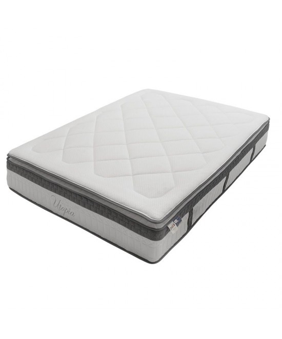 Στρώμα Utopia pakoworld pocket spring με ανώστρωμα 30-32cm 150x200εκ Στρώμα Utopia pakoworld pocket spring με ανώστρωμα 30-32cm 150x200εκ