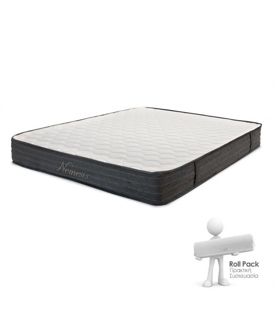 Στρώμα Nemesis pakoworld pocket spring roll pack διπλής όψης 20-22cm 160x200εκ Στρώμα Nemesis pakoworld pocket spring roll pack διπλής όψης 20-22cm 160x200εκ