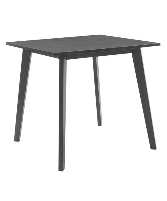 Tραπεζαρία Benson - Toto pakoworld σετ 5τμχ rustic grey - ύφασμα grey 80x80x75εκ