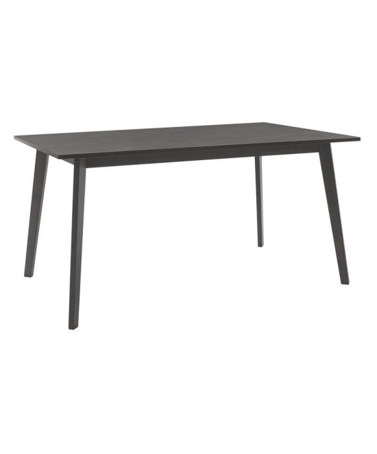Tραπεζαρία Benson - Toto pakoworld σετ 7τμχ rustic grey - ύφασμα γκρι 150x90x75εκ