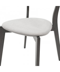 Tραπεζαρία Benson - Toto pakoworld σετ 7τμχ rustic grey - ύφασμα γκρι 150x90x75εκ