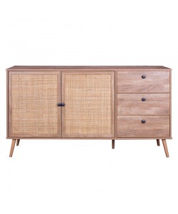 Μπουφές Oslo pakoworld sonoma 150x39x79εκ