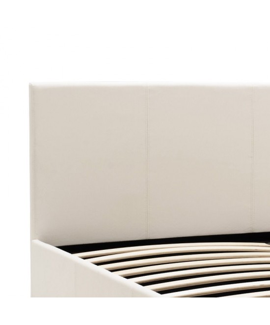 Κρεβάτι Norse pakoworld διπλό pu λευκό με αποθηκευτικό χώρο 160x200εκ Κρεβάτι Norse pakoworld διπλό pu λευκό με αποθηκευτικό χώρο 160x200εκ