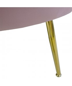 Καναπές 2θέσιος Daimon pakoworld βελούδο ροζ 134x70x77εκ Καναπές 2θέσιος Daimon pakoworld βελούδο ροζ 134x70x77εκ