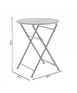 Τραπεζαρία Drill pakoworld σετ 3τεμ μέταλλο χρώμα χαλκού antique Τραπεζαρία Drill pakoworld σετ 3τεμ μέταλλο χρώμα χαλκού antique