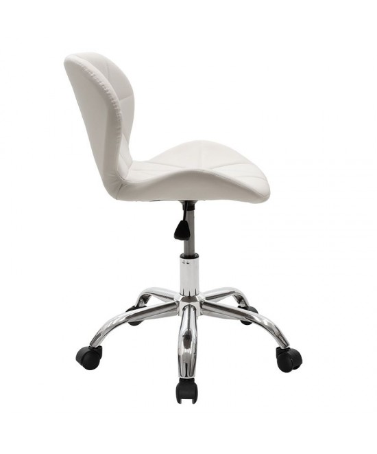 Καρέκλα γραφείου εργασίας Frea II pakoworld PU λευκό
