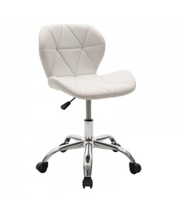 Καρέκλα γραφείου εργασίας Frea II pakoworld PU λευκό