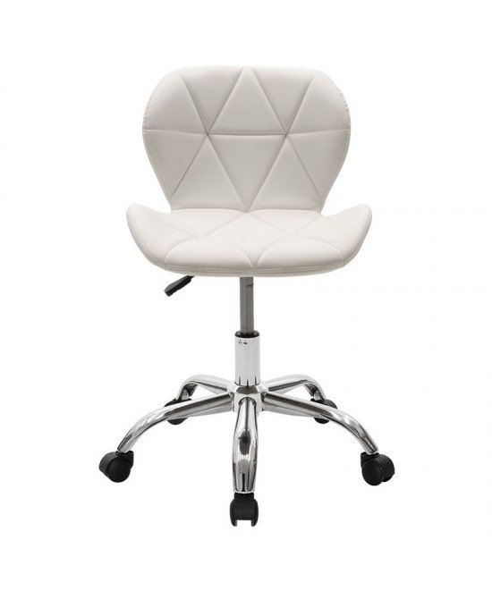 Καρέκλα γραφείου εργασίας Frea II pakoworld PU λευκό