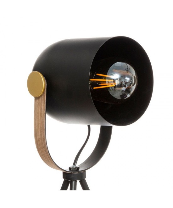 Επιτραπέζιο φωτιστικό Bil pakoworld Ε27 μαύρο-χρυσό 18x16x45εκ Επιτραπέζιο φωτιστικό Bil pakoworld Ε27 μαύρο-χρυσό 18x16x45εκ