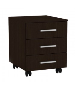 Συρταριέρα τροχήλατη Luke pakoworld wenge 40x48.5x53.5εκ