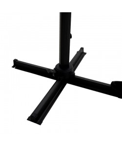 Ομπρέλα επαγγελματική κρεμαστή 360 μοιρών Raffaella pakoworld αλουμινίου 3x3m ανθρακί Ομπρέλα επαγγελματική κρεμαστή 360 μοιρών Raffaella pakoworld αλουμινίου 3x3m ανθρακί