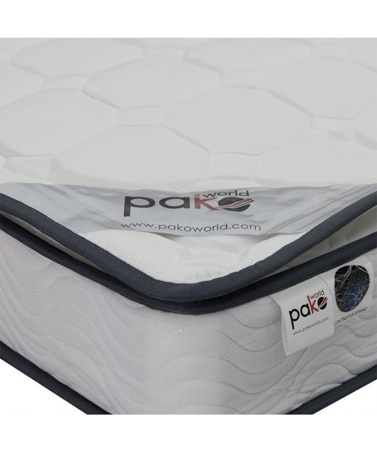 Στρώμα Perfecto pakoworld Continuous springs μονής όψης ανώστρωμα 18-20cm 100x200εκ Στρώμα Perfecto pakoworld Continuous springs μονής όψης ανώστρωμα 18-20cm 100x200εκ