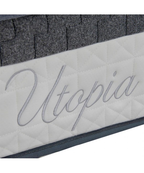 Στρώμα Utopia pakoworld pocket spring με ανώστρωμα aloe vera 30-32cm 160x200εκ
