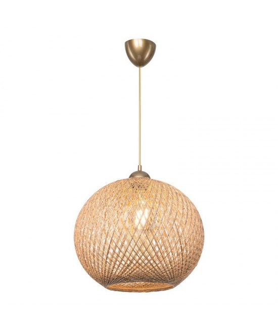 Φωτιστικό οροφής μονόφωτο Leshia pakoworld Ε27 καφέ Φ38x38εκ Φωτιστικό οροφής μονόφωτο Leshia pakoworld Ε27 καφέ Φ38x38εκ