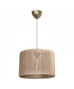 Φωτιστικό οροφής μονόφωτο PWL-1118 pakoworld Ε27 φυσικό Φ30x24εκ