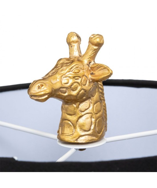Επιτραπέζιο φωτιστικό Giraffe pakoworld Ε27 μαύρο-χρυσό 22.5x20x42εκ Επιτραπέζιο φωτιστικό Giraffe pakoworld Ε27 μαύρο-χρυσό 22.5x20x42εκ