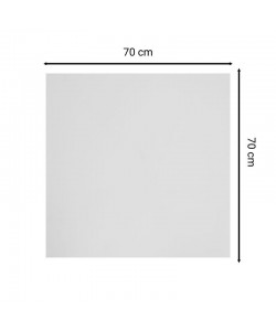 Επιφάνεια τραπεζιού Melody pakoworld HPL λευκό μαρμάρου 70x70εκ πάχους 12mm