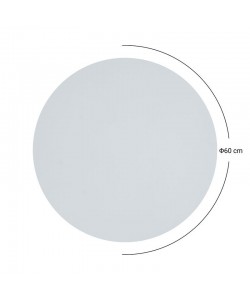 Επιφάνεια τραπεζιού Portico pakoworld HPL wenge Φ60εκ πάχους 12mm