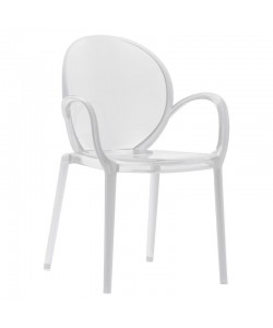 Πολυθρόνα Flair pakoworld PC διαφανές