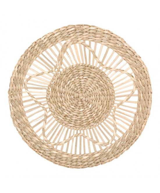 Διακοσμητικό τοίχου Lela pakoworld σετ 3 τεμαχίων φυσικό