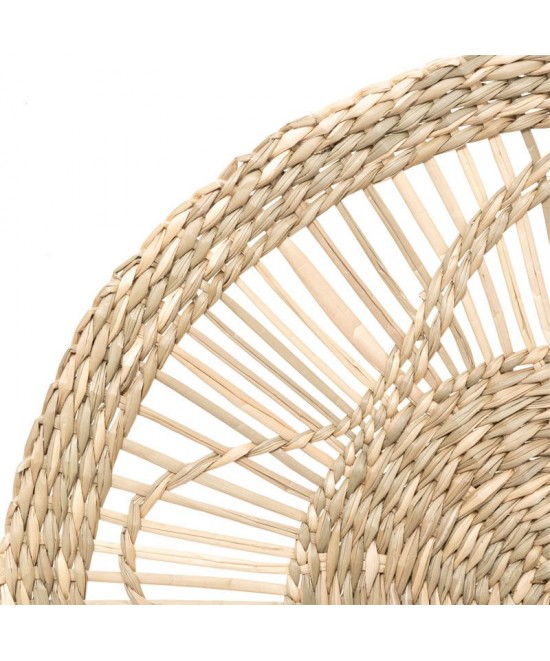 Διακοσμητικό τοίχου Lela pakoworld σετ 3 τεμαχίων φυσικό