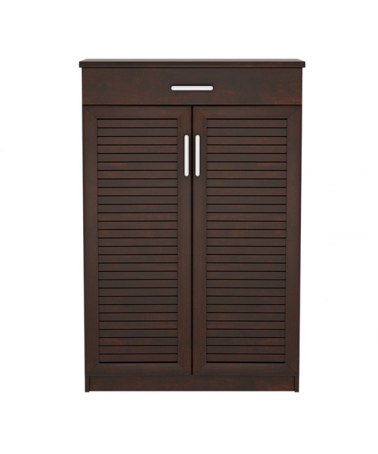 Παπουτσοθήκη-ντουλάπι SANTE pakoworld 20 ζεύγων χρώμα καρυδί 80x37x123εκ