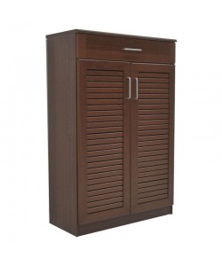 Παπουτσοθήκη-ντουλάπι SANTE pakoworld 20 ζεύγων χρώμα καρυδί 80x37x123εκ