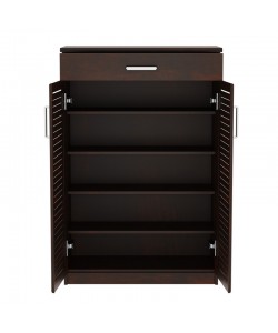 Παπουτσοθήκη-ντουλάπι SANTE pakoworld 20 ζεύγων χρώμα καρυδί 80x37x123εκ