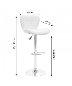 Σκαμπό μπαρ Coozy pakoworld πτυσσόμενο μεταλλικό μαύρο ματ με pu χρώμα μαύρο