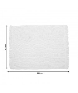 Δίχτυ σκίασης Roof pakoworld μακραμέ μπεζ 2x2m