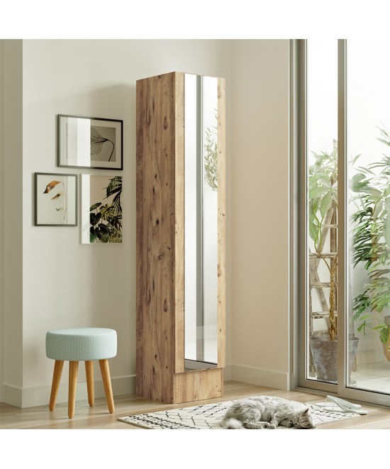 Ντουλάπι-στήλη Xara pakoworld sonoma 35.5x35.5x180εκ