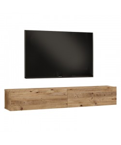 Έπιπλο τηλεόρασης επιτοίχιο Dello pakoworld sonoma 180x31.6x29.6εκ