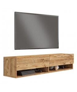 Έπιπλο τηλεόρασης επιτοίχιο Roscoe pakoworld sonoma 140x31.6x29.6εκ